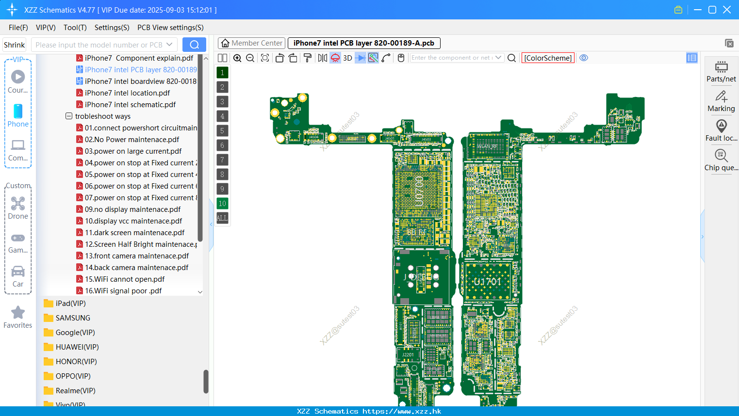 IPhone7 Intel PCB Layer 820-00189-A